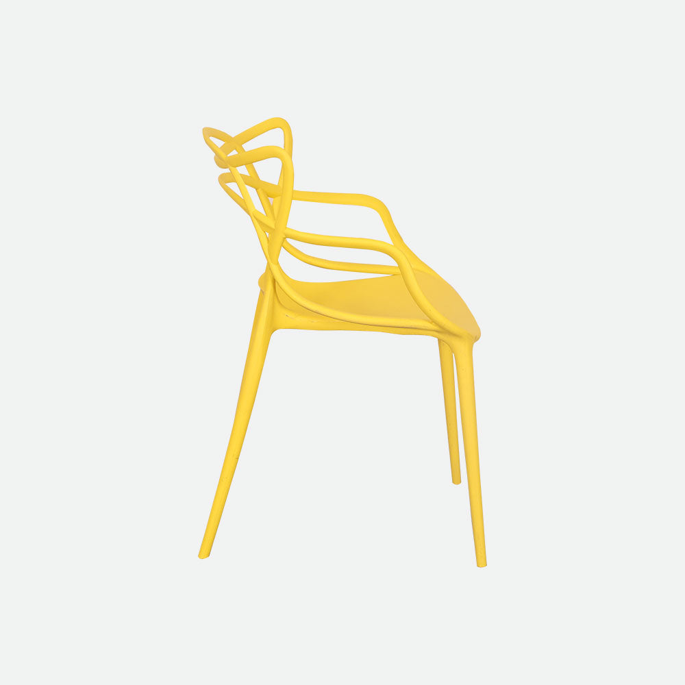 MAARK VISITOR CHAIR 808 YELLOW COLOUR HT