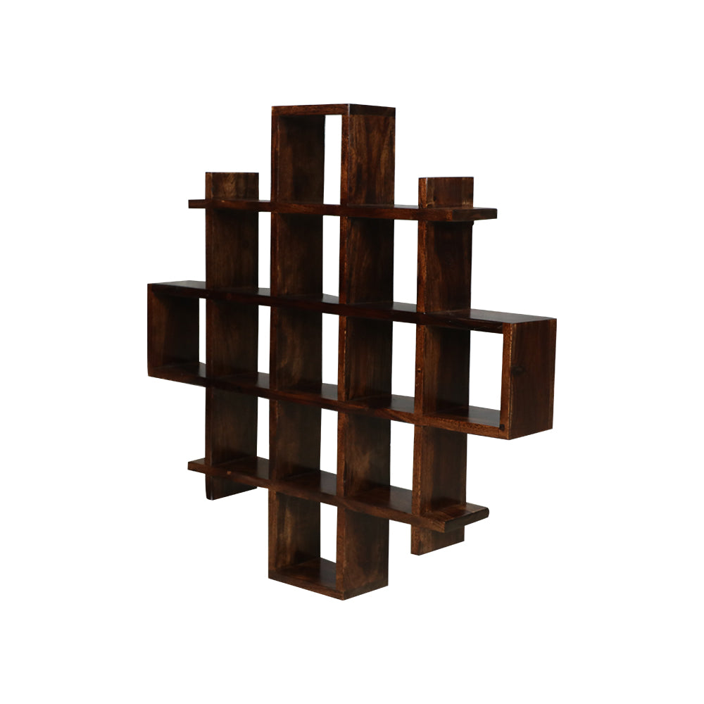 MAARK SHEESHAM WOOD WALL HANGER 5022 STONE FINISH SV