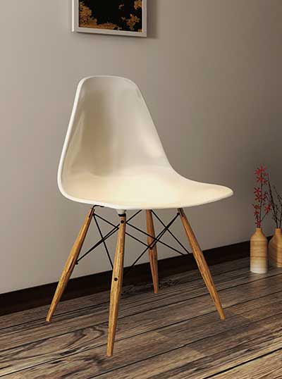 MAARK CAFE CHAIR 803 WHITE COLOUR HT