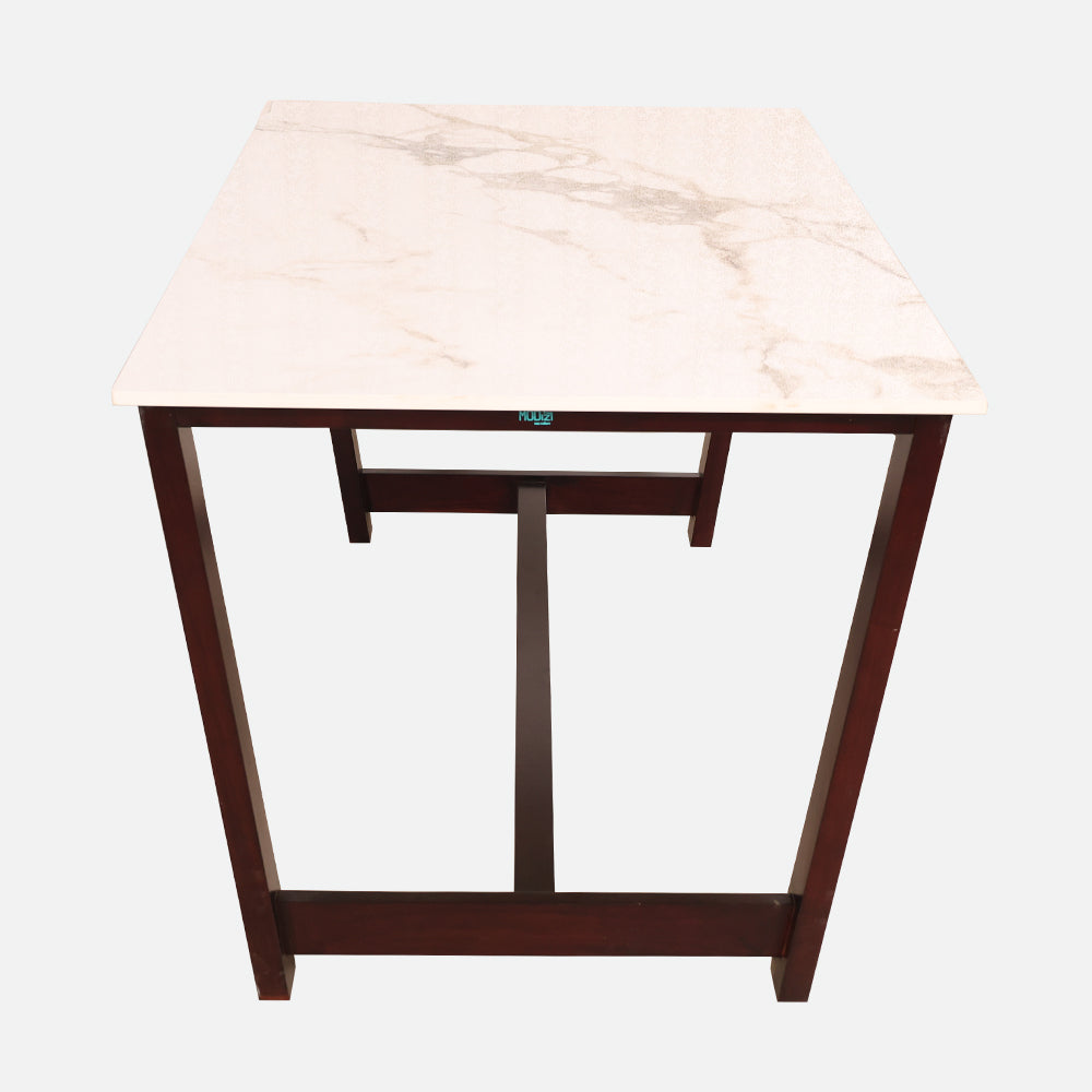 MAARK MARBLE TOP 4 SEATER DINING SET 5*3 (1+2+BENCH) OODI CARE TT