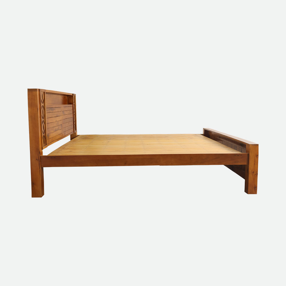 MAARK KING SIZE BED (6*6.25) AK-03 WCF