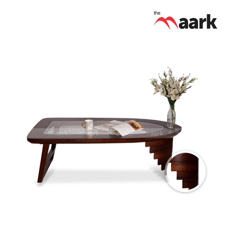 MAARK GLASS TOP COFFEE TABLE CTG-CC120 HT