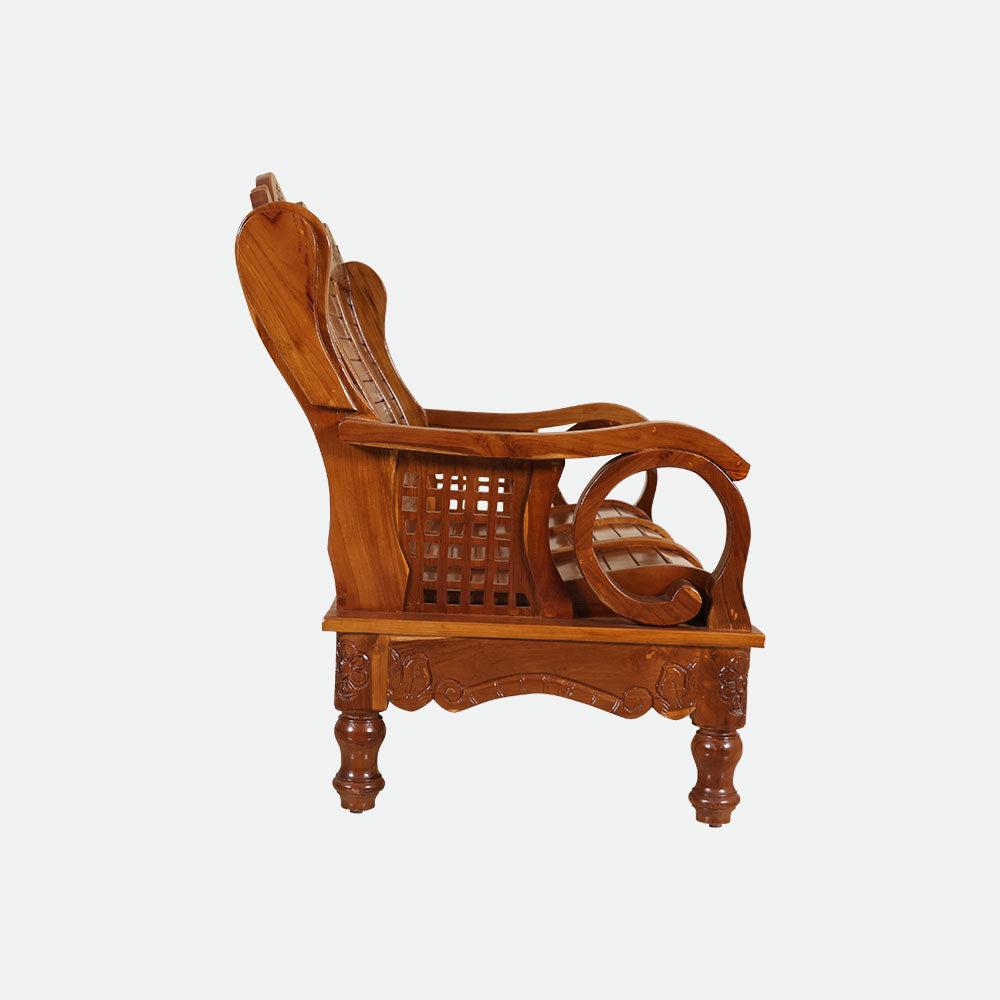 MAARK WOODEN SOFA SET (3+1+1) S-40 WCF