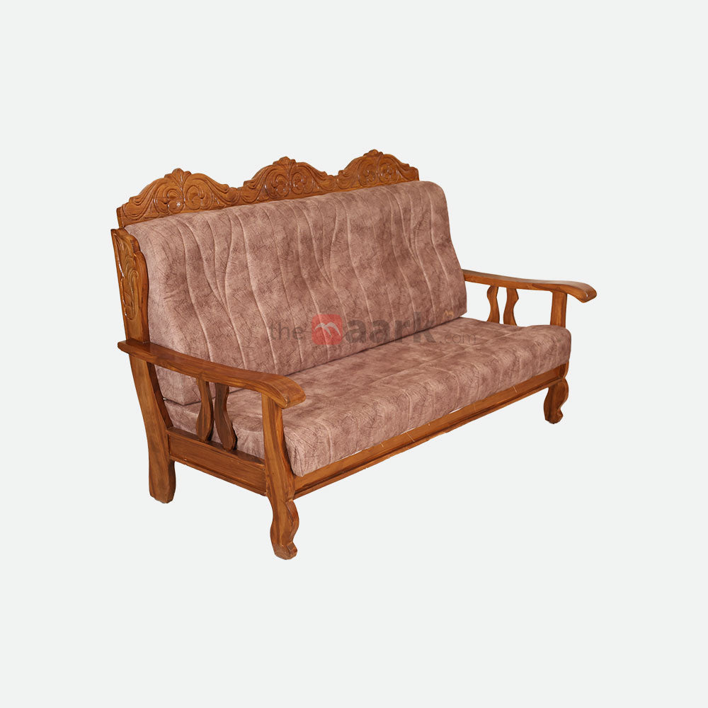 MAARK WOODEN SOFA SET (3+1+1) S-10 WCF