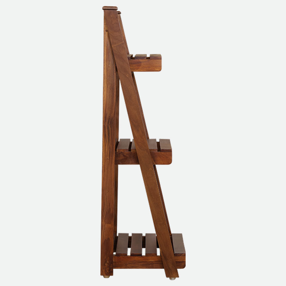 MAARK WOODEN CORNER STAND 3 FEET LADDER VMG