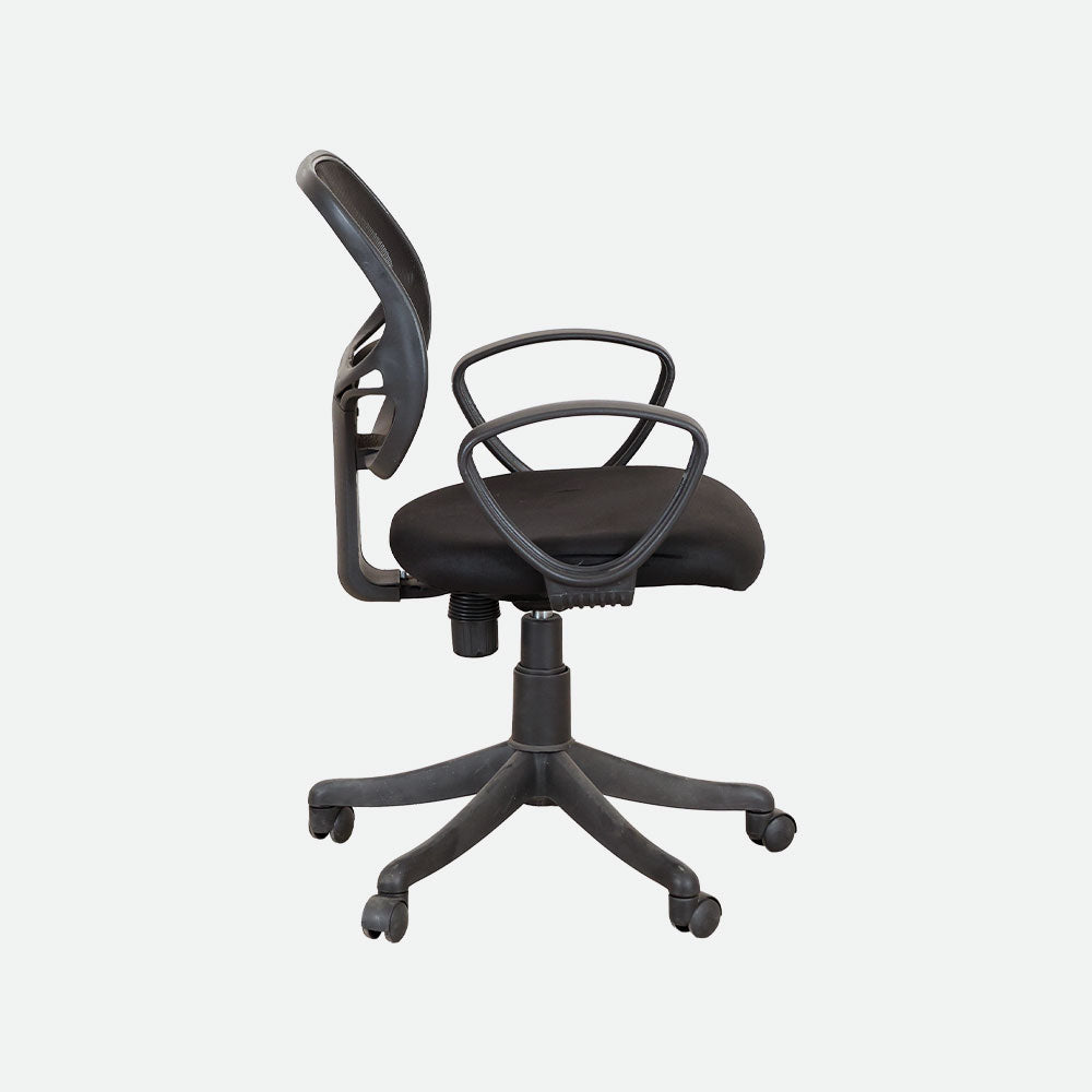 MAARK MEDIUM BACK OFFICE CHAIR 2018 BLACK COLOUR AS