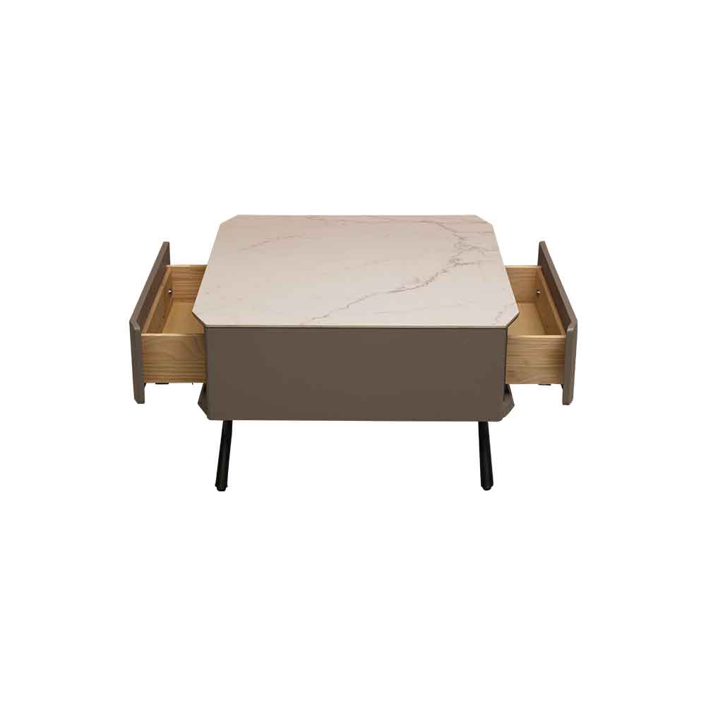 MAARK MARBLE TOP COFFEE TABLE CTM-CT70H HT