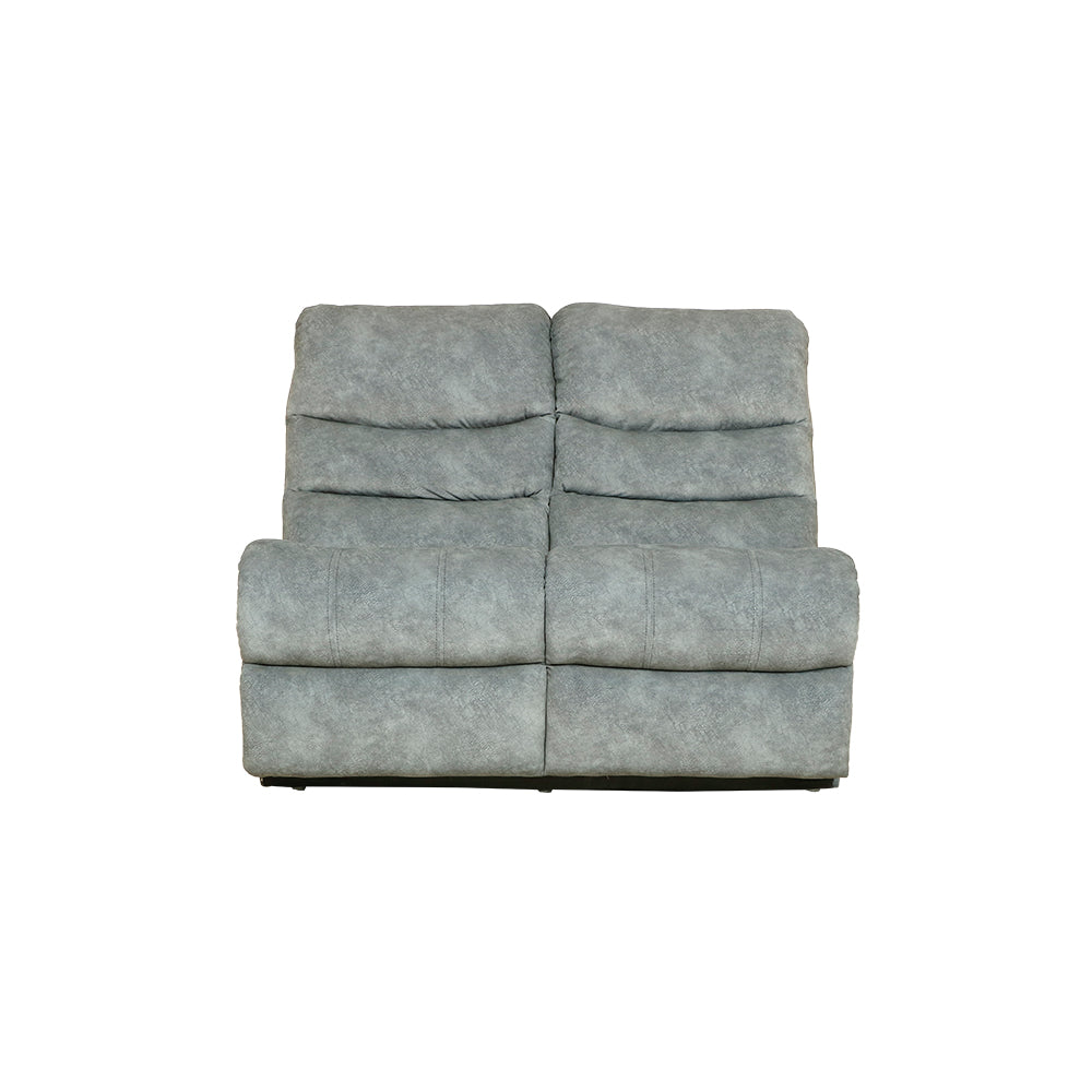 MAARK CORNER MANUAL RECLINER FABRIC SOFA 5 SEATER MAGILCHI GRAY COLOUR