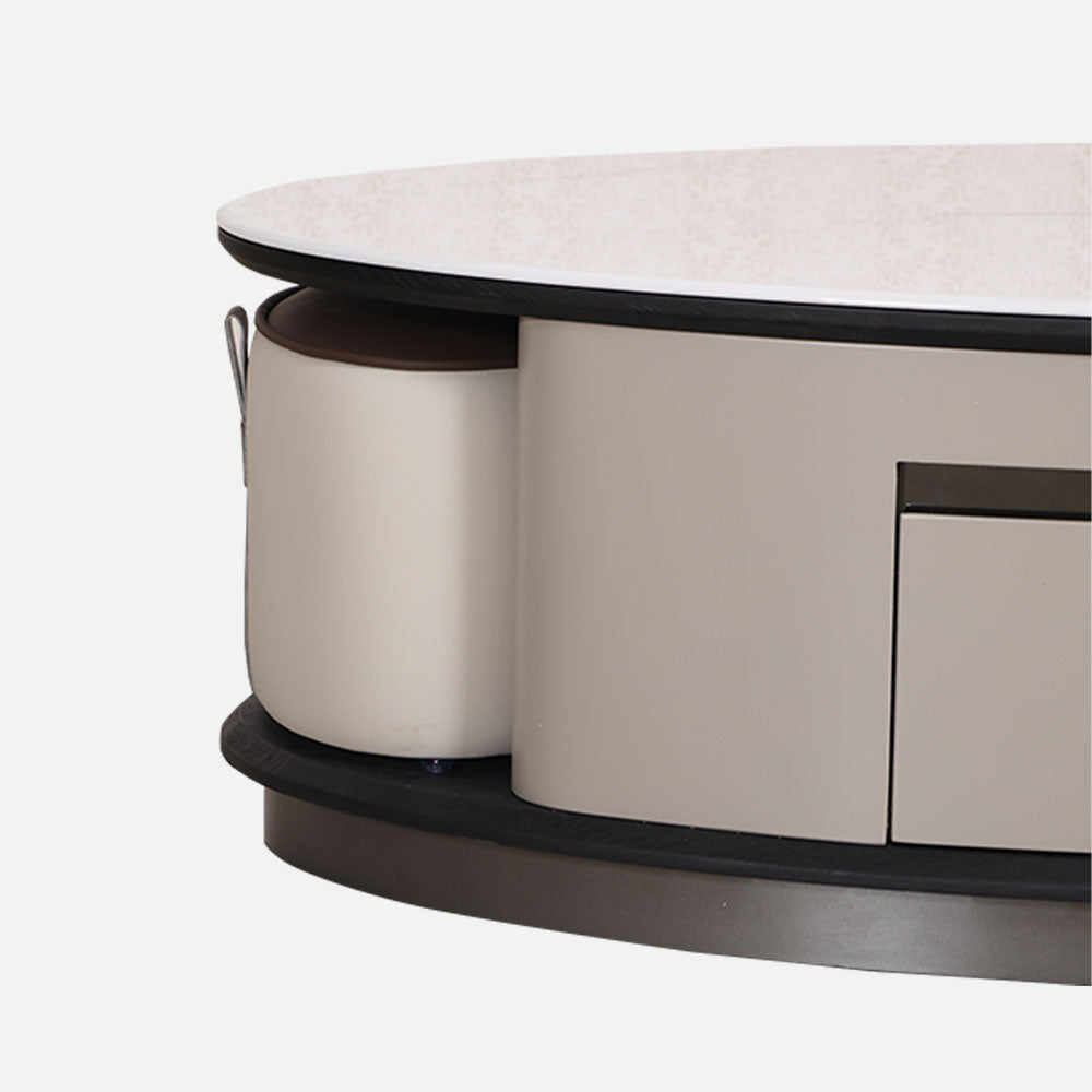MAARK MARBLE TOP COFFEE TABLE CJ3521 HT