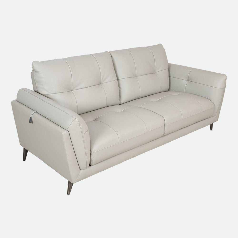 MAARK LEATHER SOFA SET (3+2+1) F2215 MOCHA COLOUR HT