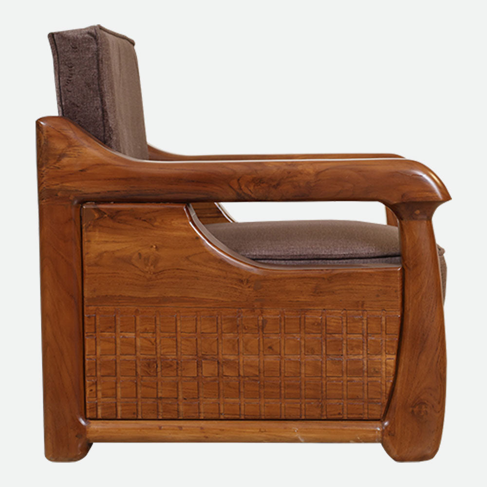 MAARK WOODEN SOFA SET (3+2+1) 002 GI