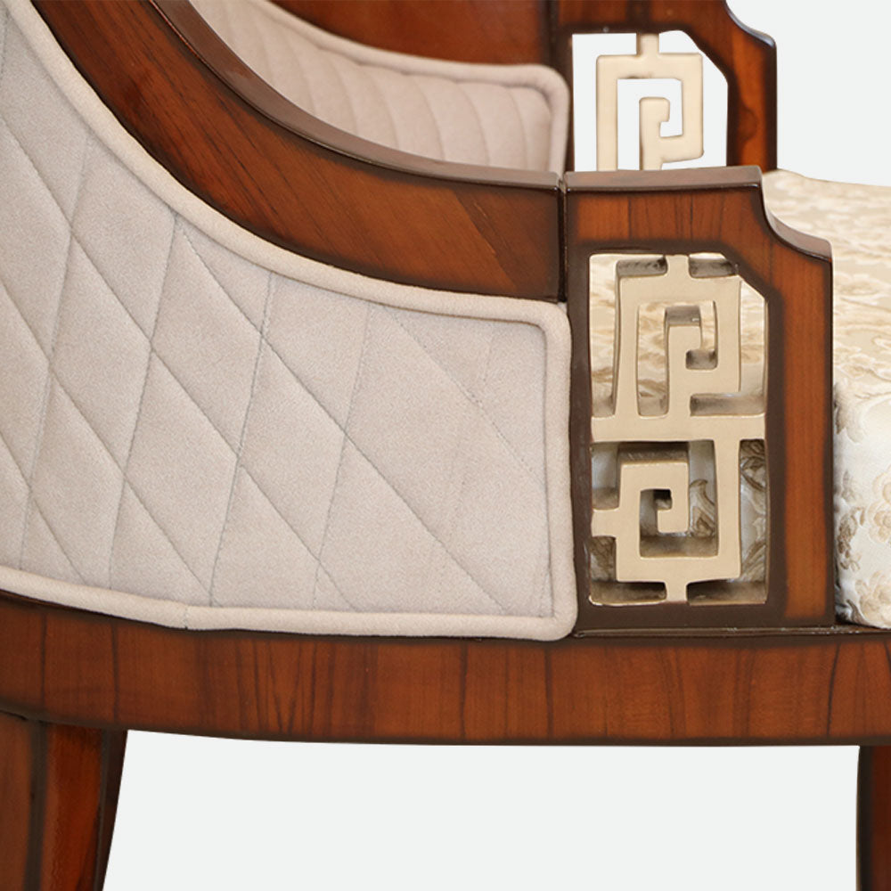 MAARK MARBLE TOP 6 SEATER DINING SET 6030 TD