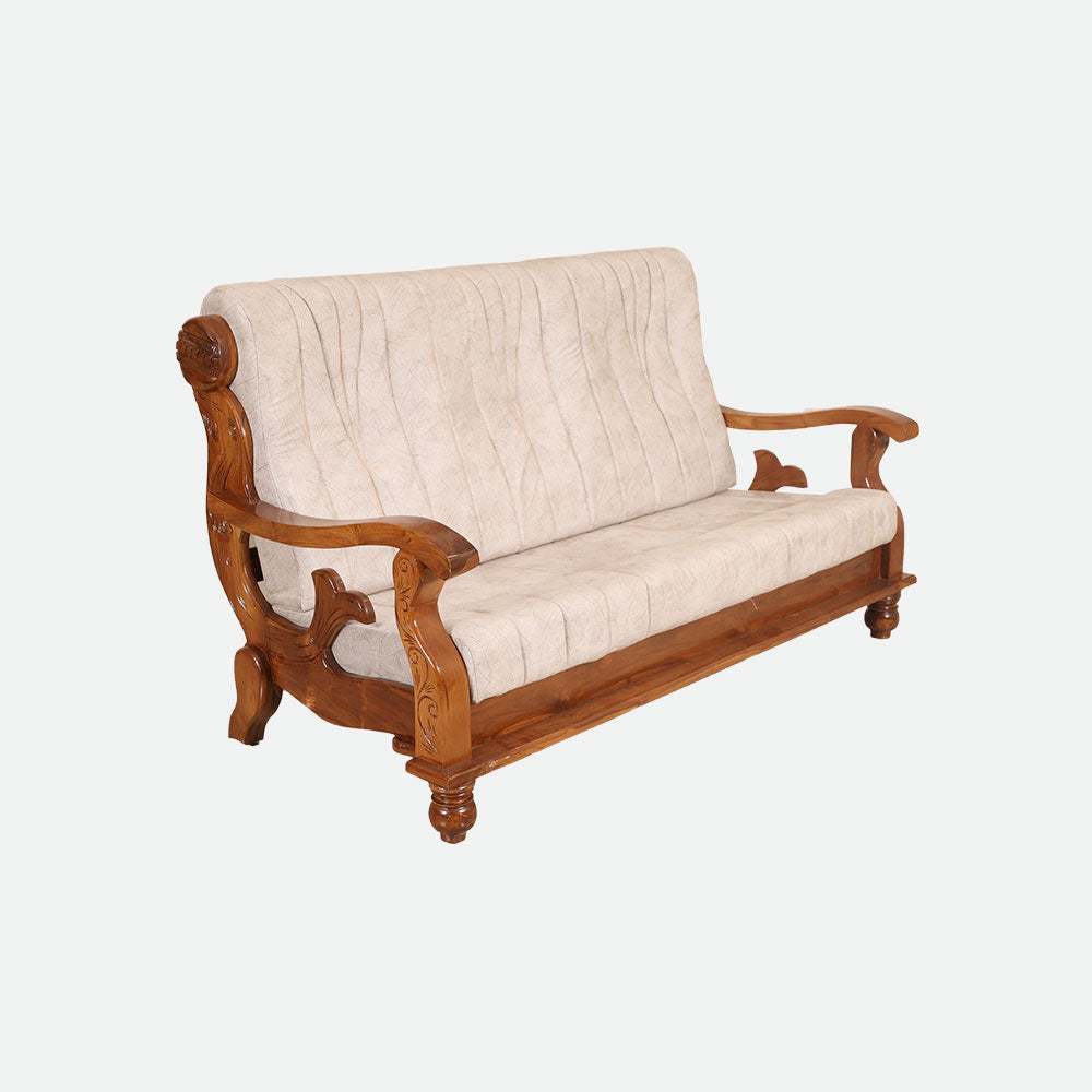 MAARK WOODEN SOFA SET (3+1+1) S-41 WCF