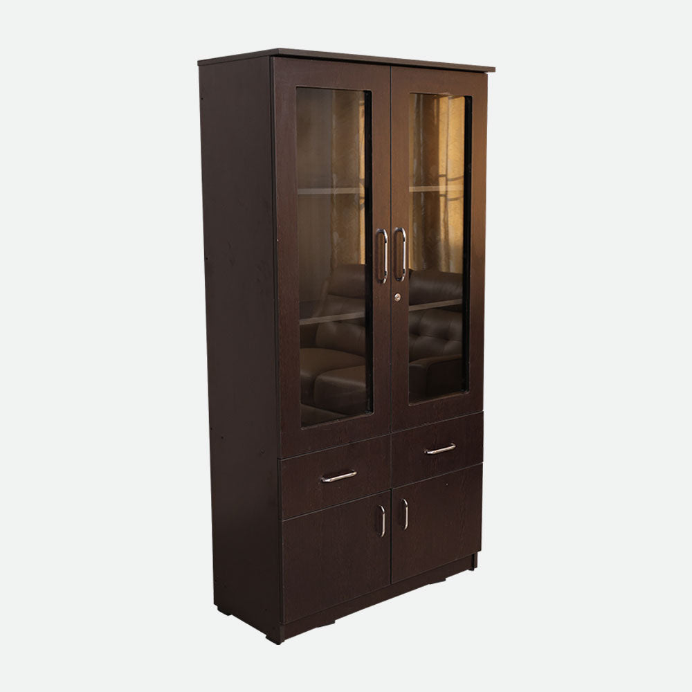 MAARK 2 DOOR BOOK SHELF
