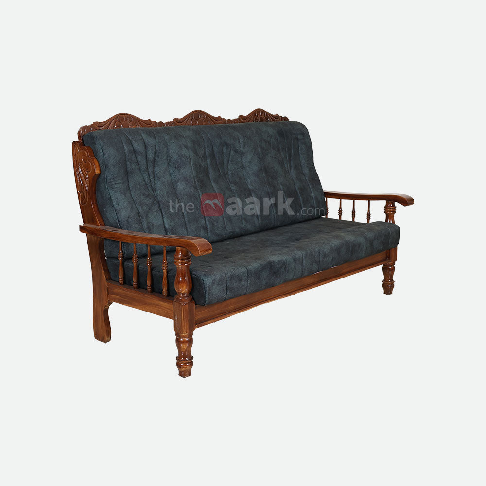 MAARK WOODEN SOFA SET (3+1+1) S-13 WCF