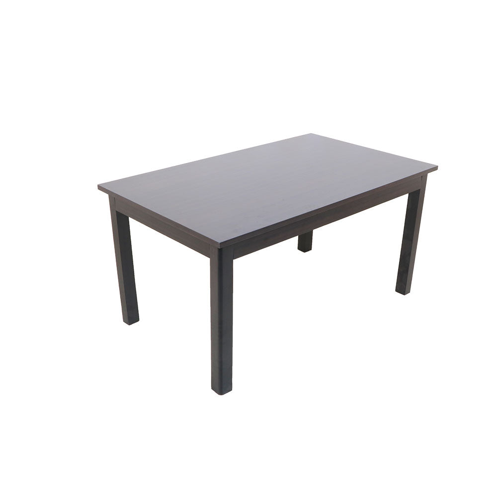 MAARK WOODEN TOP 6 SEATER DINING SET (5*3) STARTER WALNUT COLOUR