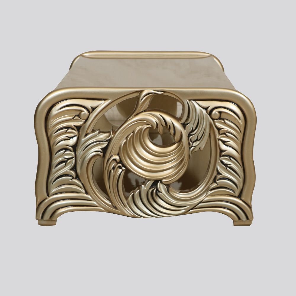 MAARK GLASS TOP COFFEE TABLE CLASSIC SM