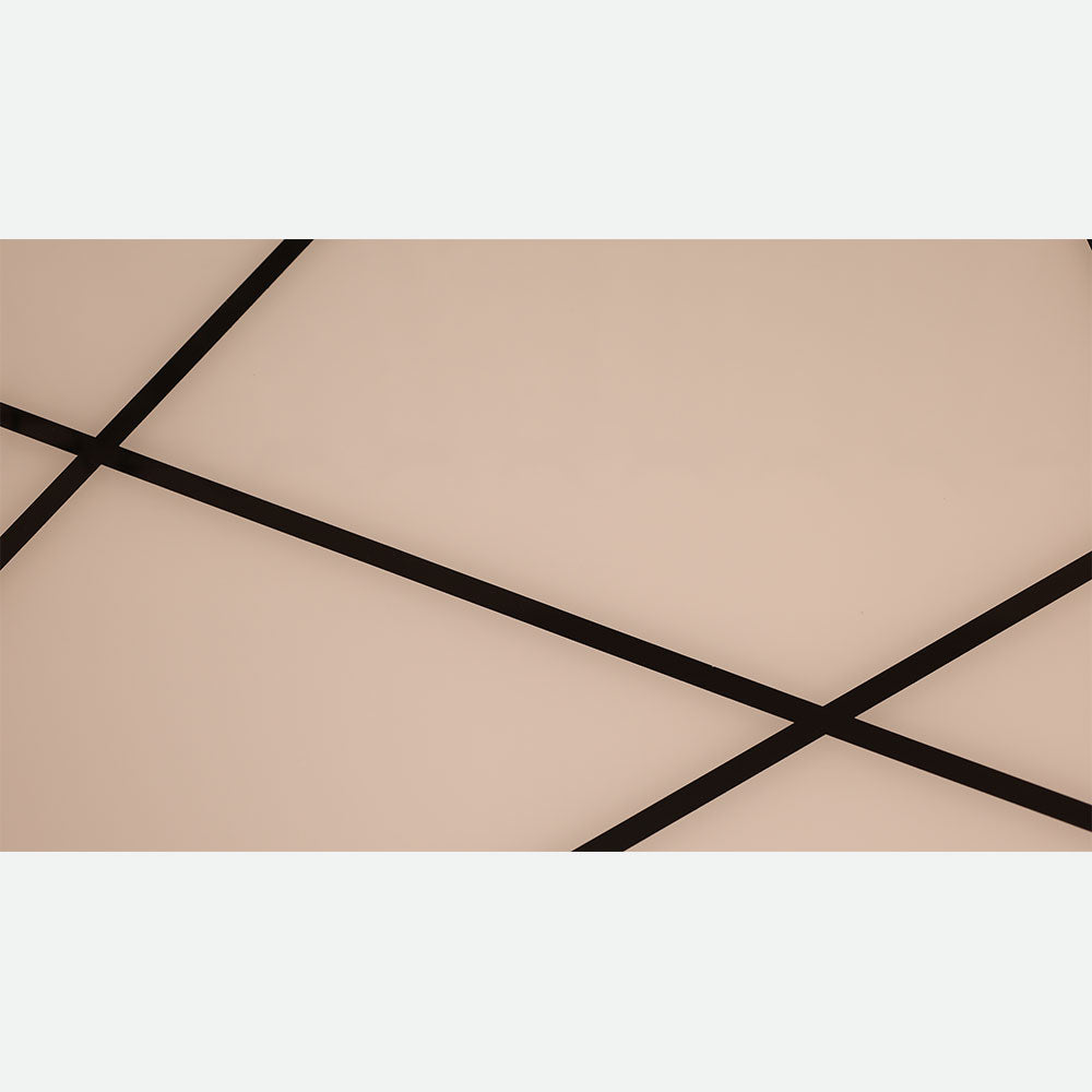 MAARK GLASS TOP COFFEE TABLE CTG-2321-WHITE COLOUR HT