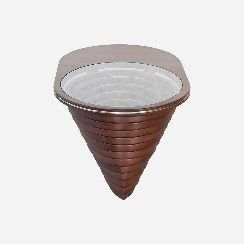 MAARK GLASS TOP COFFEE TABLE 033 HT