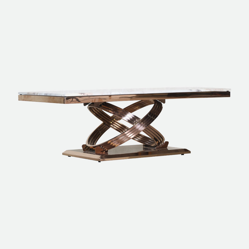 MAARK MARBLE TOP COFFEE TABLE CTM-W42 HT