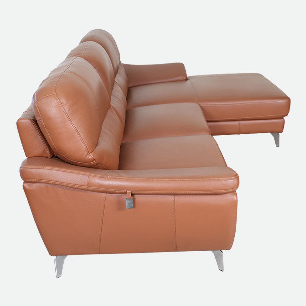 MAARK LEATHER SOFA SET (2+DIWAN) 6001L-2008-LEFT HT