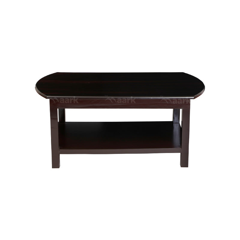 MAARK WOODEN FINISH VENUS COFFEE TABLE WALNUT COLOUR