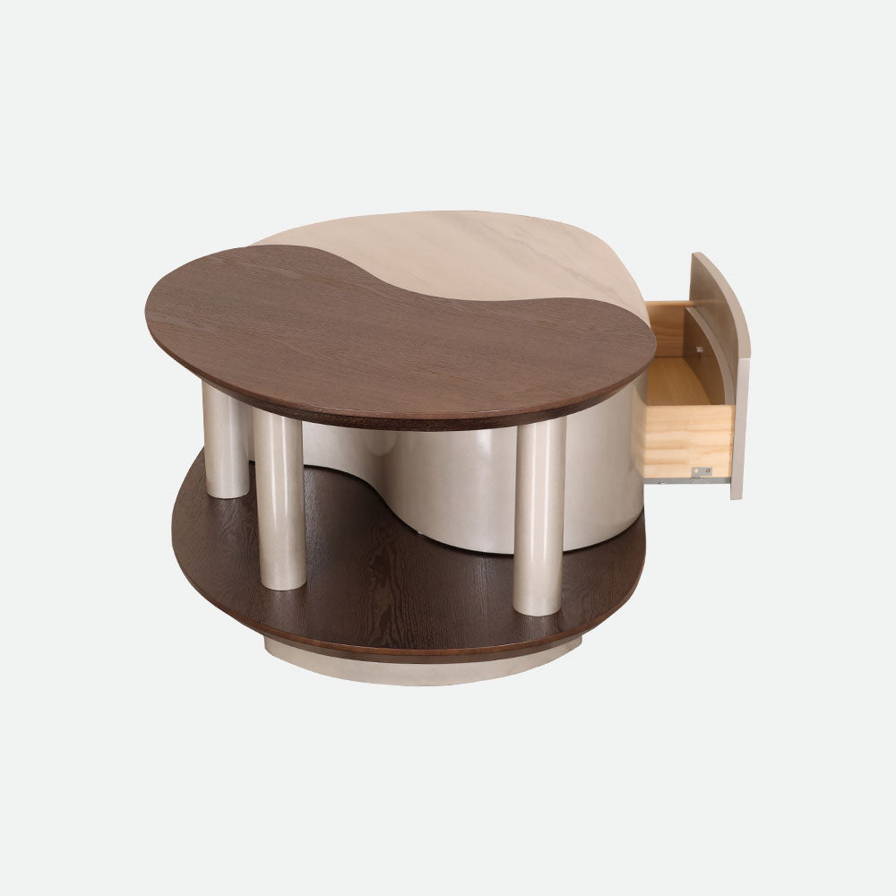 MAARK MARBLE TOP COFFEE TABLE 573 HT