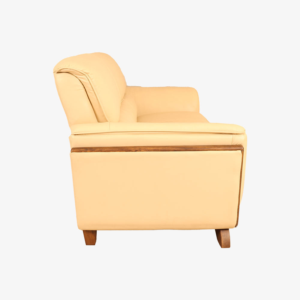 MAARK LEATHER SOFA SET (3+2) DARK MILKY HT