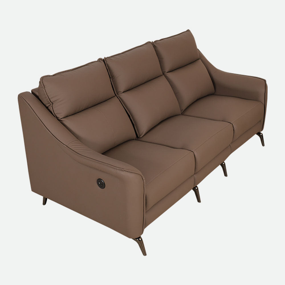 MAARK MOTORIZED RECLINER LEATHERETTE SOFA SET (3R+2R) RAFELE