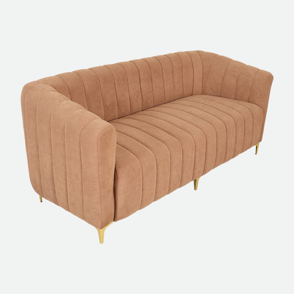 MAARK FABRIC THREE SEATER SOFA FLOREDA