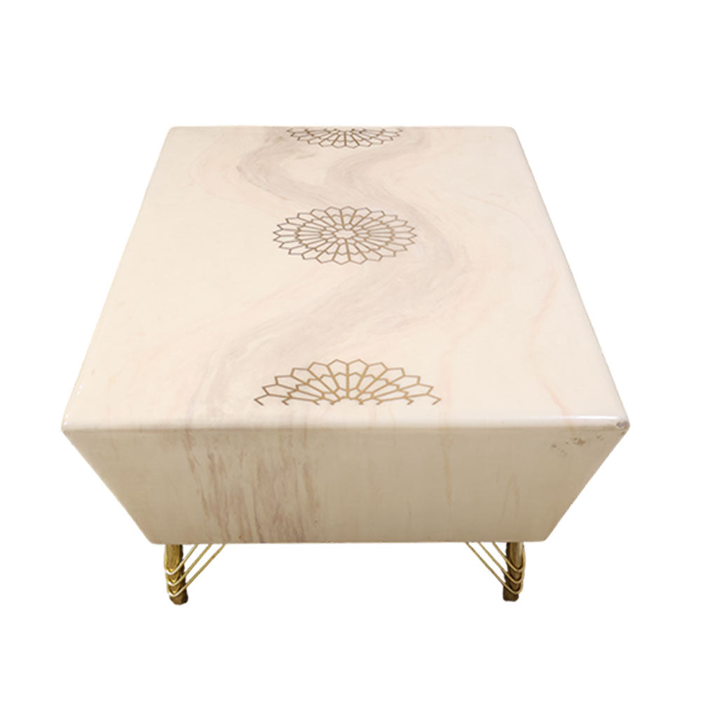 MAARK MARBLE TOP COFFEE TABLE MONALISA SM