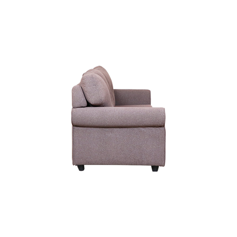 MAARK FABRIC THREE SEATER SOFA LINGA BROWN COLOUR