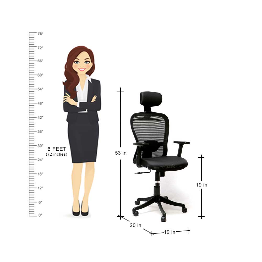 MAARK HIGH BACK OFFICE CHAIR DUNE MS 013 DH