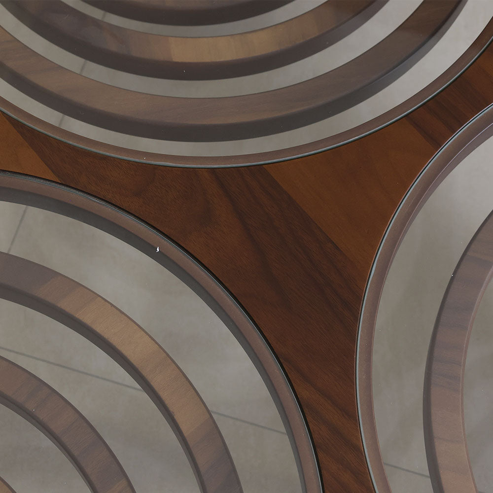 MAARK GLASS TOP COFFEE TABLE CTG-003 HT