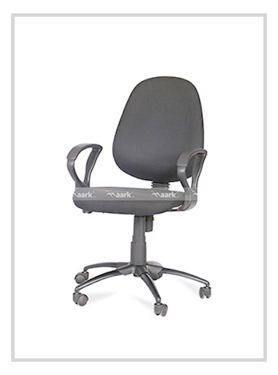 MAARK MEDIUM BACK OFFICE CHAIR 2021 BLACK COLOUR AS