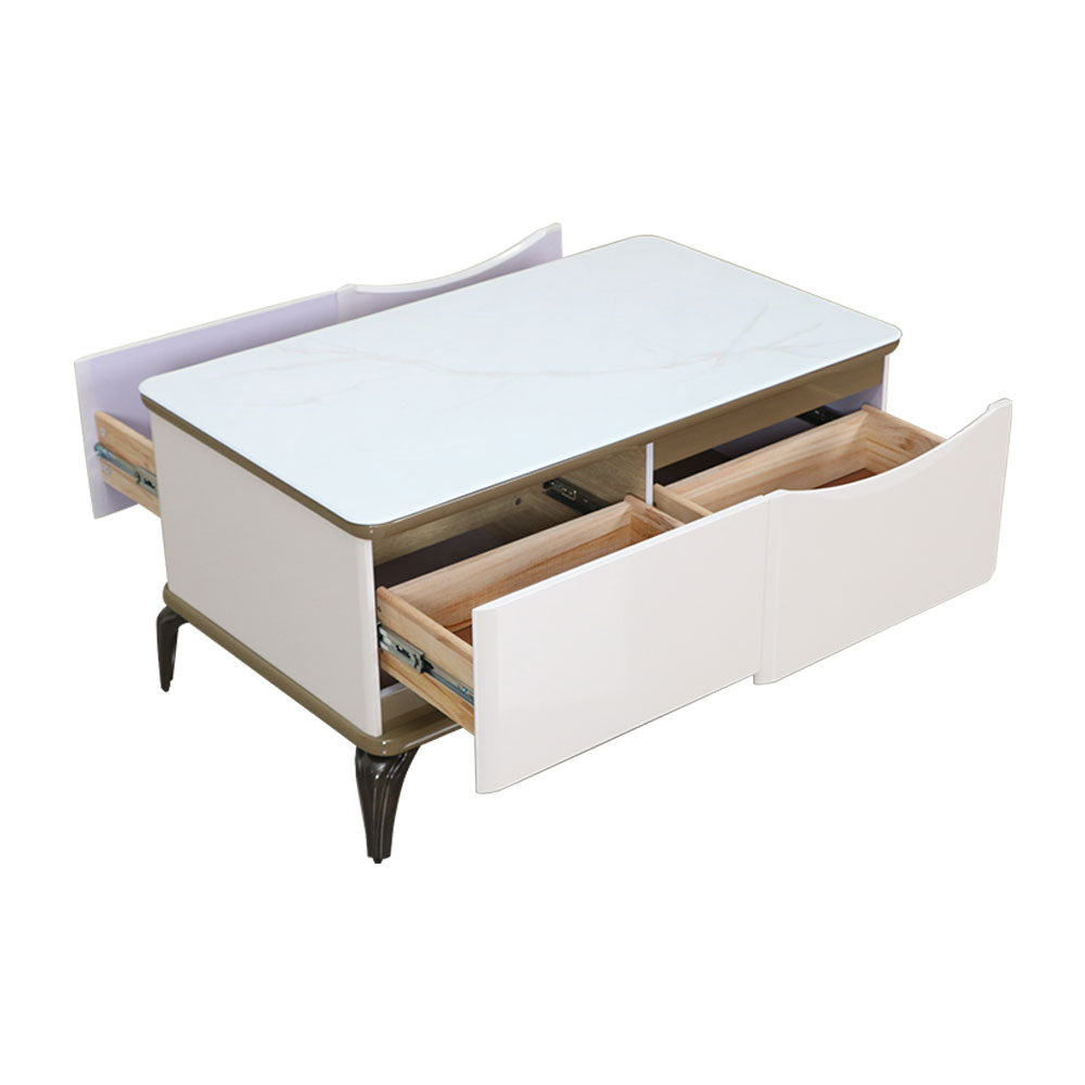 MAARK GLASS TOP COFFEE TABLE 161 HT