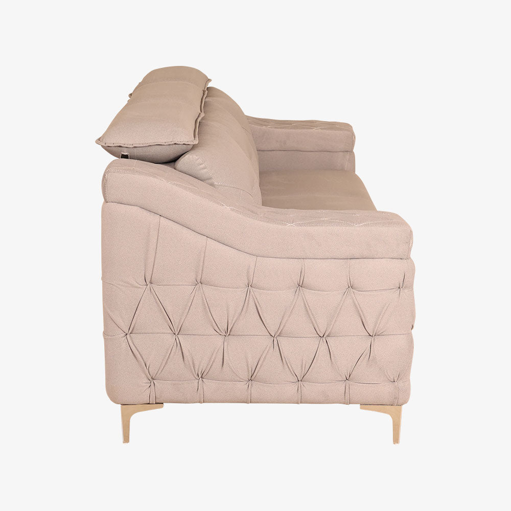 MAARK FABRIC SOFA SET (3+1+1) CAMEL BACK