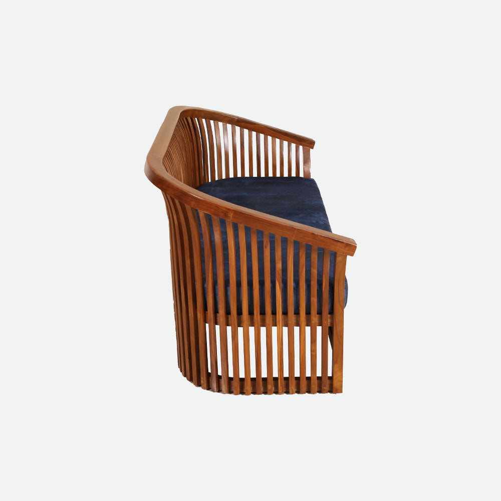 MAARK WOODEN SOFA SET (3+1+1) S-35 WCF