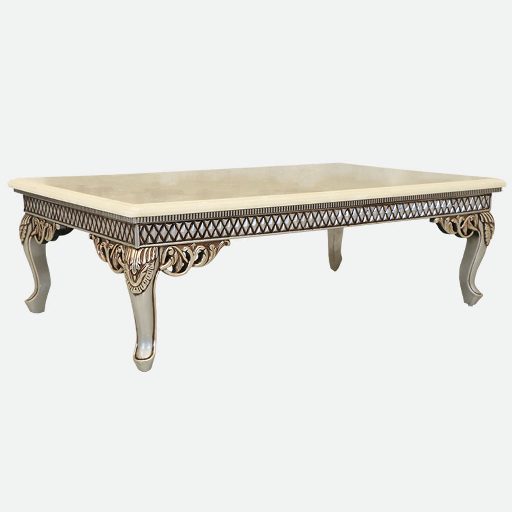 MAARK MARBLE TOP MARBLE COFFEE TABLE DIAMOND BF