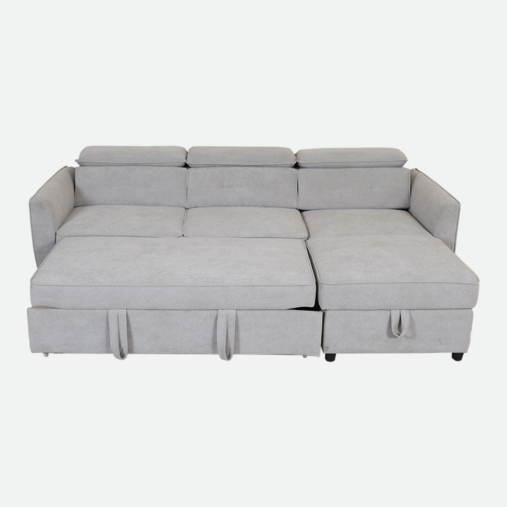 MAARK SOFA CUM BED S01002 STEEL COLOUR HT