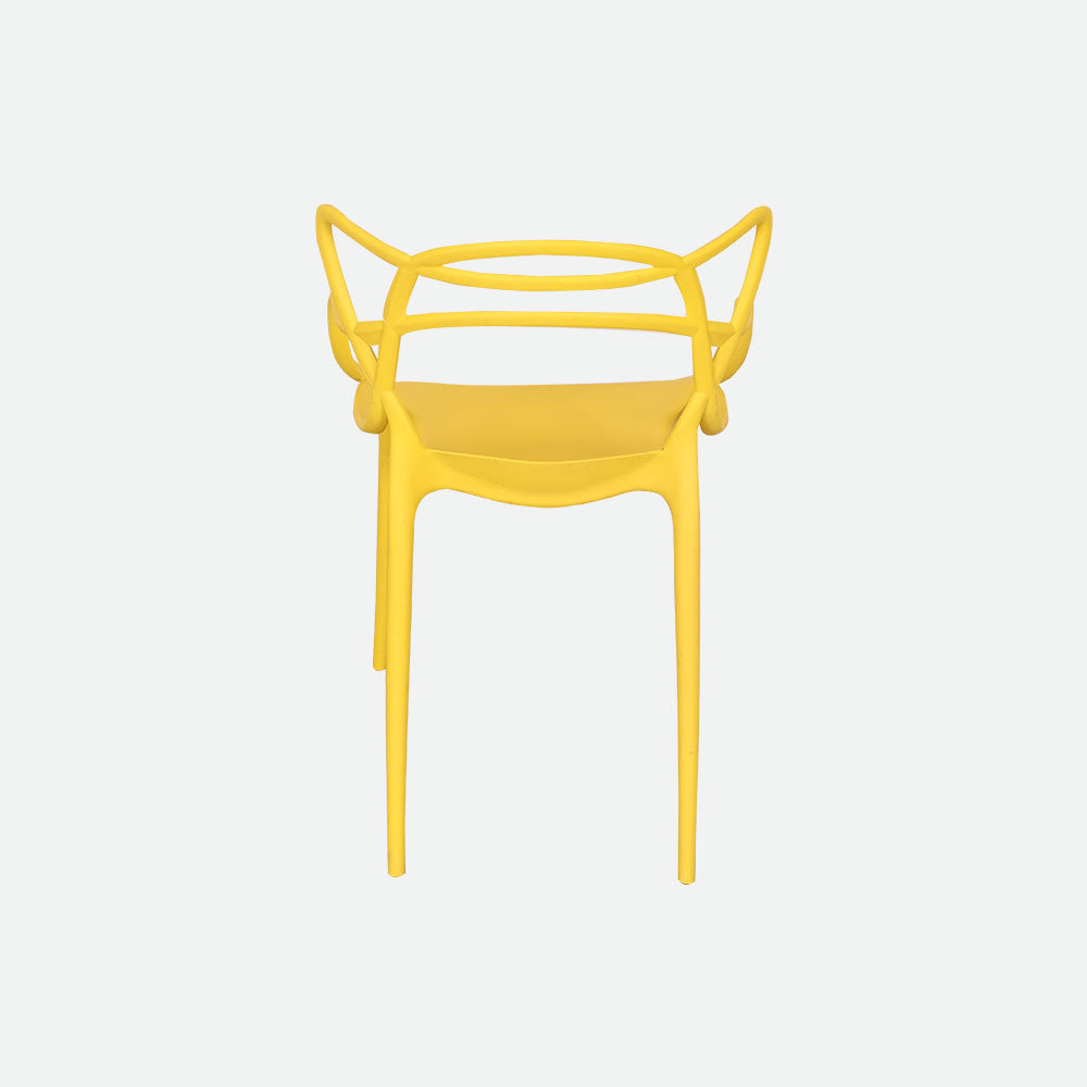 MAARK VISITOR CHAIR 808 YELLOW COLOUR HT