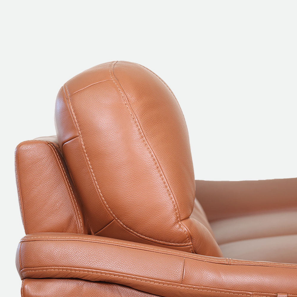 MAARK LEATHER SOFA SET (2+DIWAN) 6001L-2008-LEFT HT