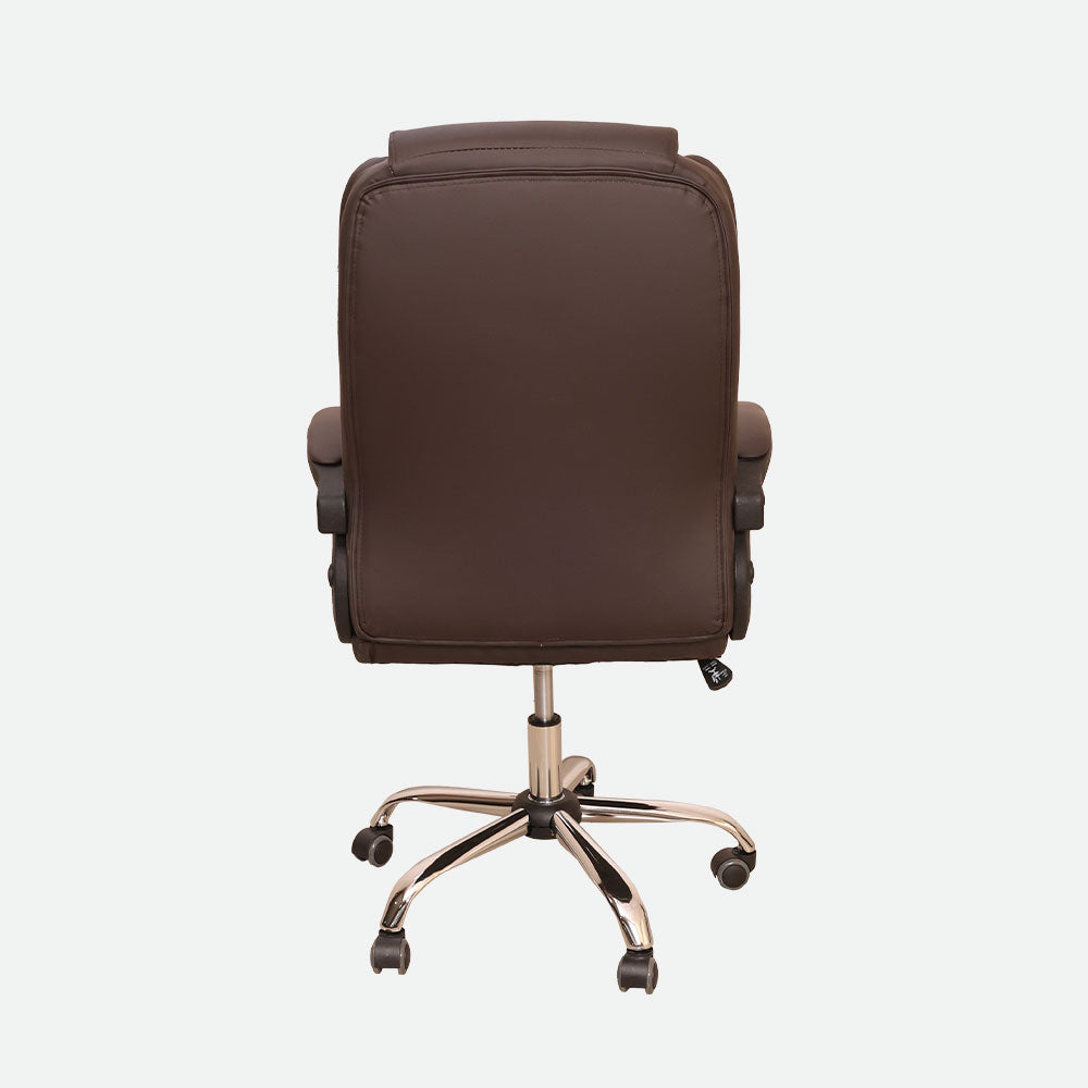 MAARK HIGH BACK OFFICE CHAIR ES 024 BROWN SS