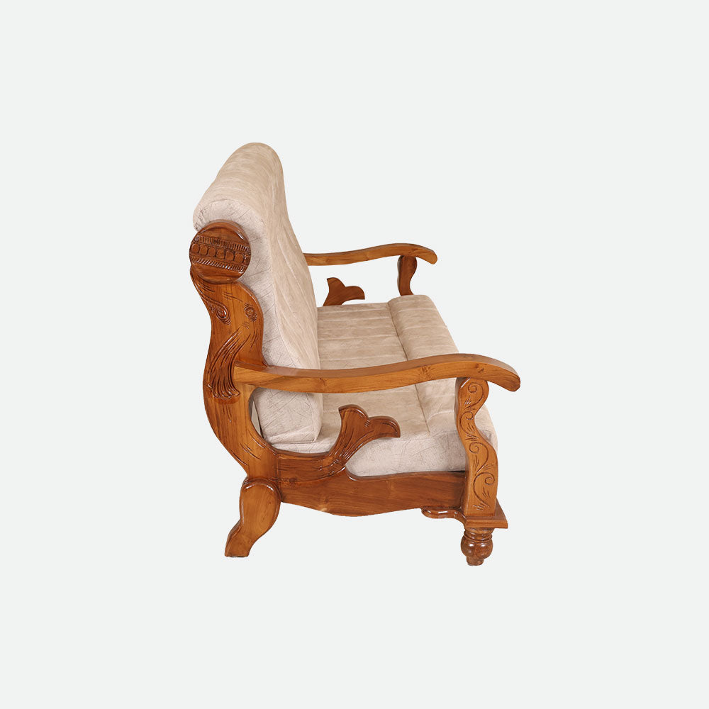 MAARK WOODEN SOFA SET (3+1+1) S-41 WCF