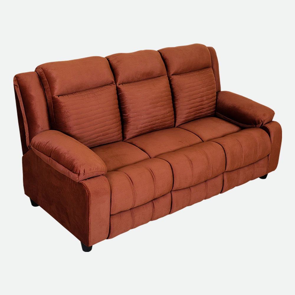 MAARK MANUAL RECLINER FABRIC SOFA SET (3+1R+1R) WAVE