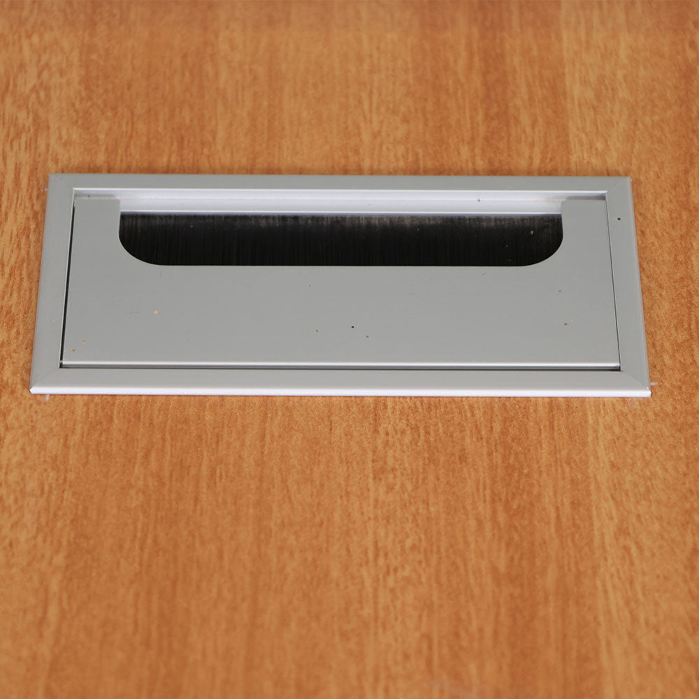 MAARK WORK STATION WITH STEEL FRAME AND GLASS 4*4