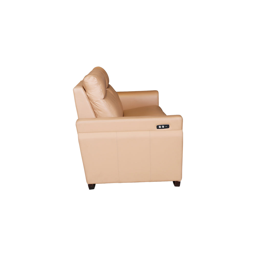 MAARK MOTORIZED RECLINER LEATHER SOFA SET (3R+2R ROME RL