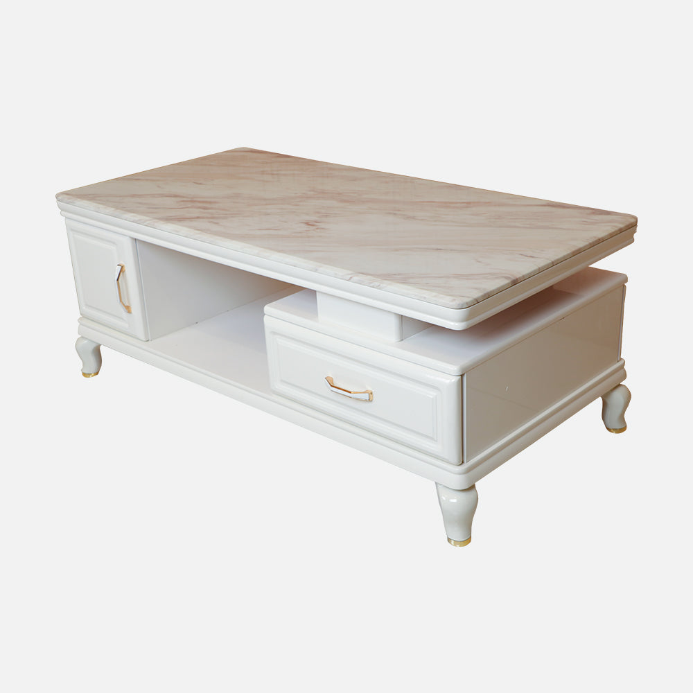 MAARK MARBLE TOP COFFEE TABLE CTM-9124 HT