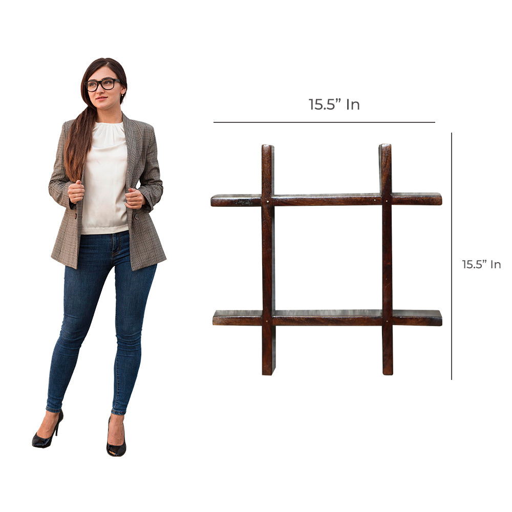 MAARK SHEESHAM WOOD WALL HANGER 5007 STONE FINISH SV