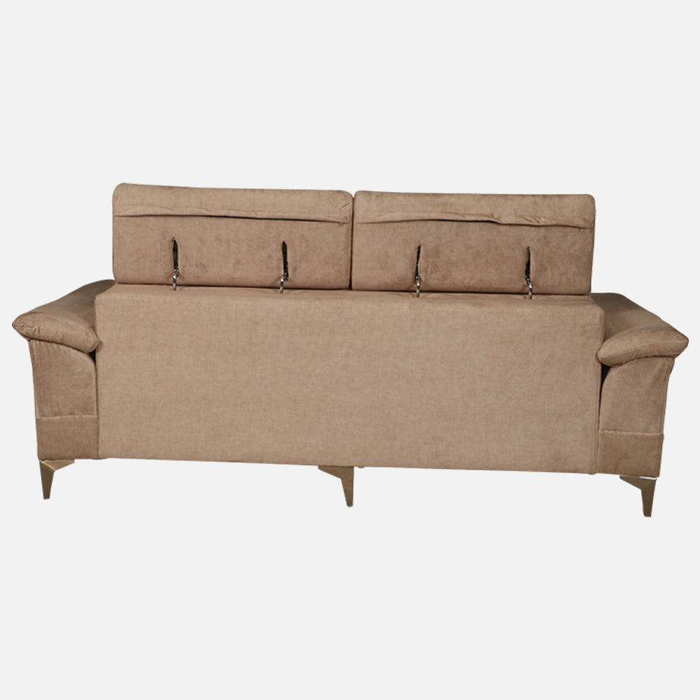 MAARK FABRIC TWO SEATER SOFA ROYCE HALF WHITE COLOUR